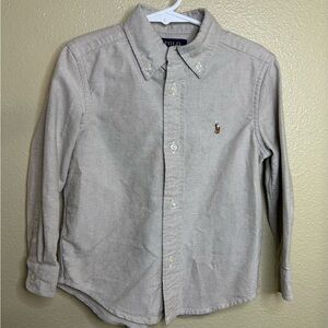 Polo by Ralph Lauren Boy’s Khaki Button Down Shirt